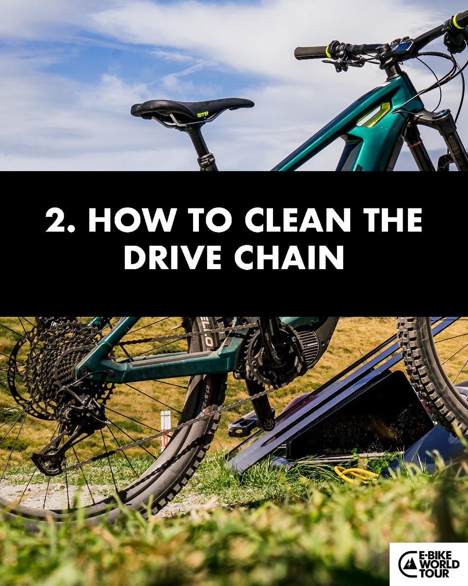 How to clean an E-Bike 1
