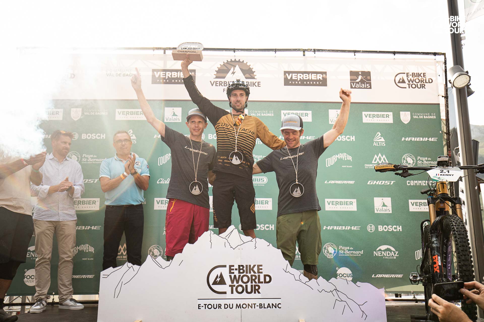 E-Bike World Tour 2021 Podiums